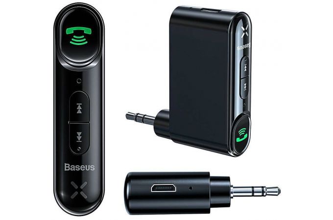 Bluetooth адаптер для автомагнитолы BASEUS Qiyin AUX (черный) Bluetooth адаптер для автомагнитолы BASEUS Qiyin AUX (черный)
