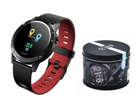 Фитнес браслет EZRA SW01 (черно-красный) Фитнес браслет EZRA SW01 (черно-красный)