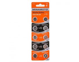 Батарейка часовая MINAMOTO AG10 LR1130/10BL (цена за блистер 10 шт) Батарейка часовая MINAMOTO AG10 LR1130/10BL (цена за блистер 10 шт)