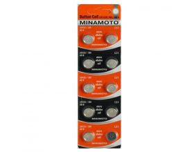 Батарейка часовая MINAMOTO AG8 LR1120/10BL (цена за блистер 10 шт) Батарейка часовая MINAMOTO AG8 LR1120/10BL (цена за блистер 10 шт)