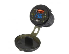 TDS TS-CAU58 Синий разветвитель авто (Врезной) TDS TS-CAU58 Синий разветвитель авто (Врезной)