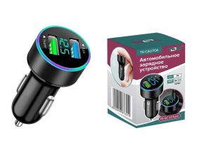 Автомобильное зарядное устройство TDS TS-CAU70A ЗУ авто USB (QC3.0 Super + PD20W,4000mA) Автомобильное зарядное устройство TDS TS-CAU70A ЗУ авто USB (QC3.0 Super + PD20W,4000mA)
