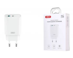Сетевое зарядное устройство USB + USB-C XO CE29 20W 1USB-A+1USB-C Fast Charger White Сетевое зарядное устройство USB + USB-C XO CE29 20W 1USB-A+1USB-C Fast Charger White