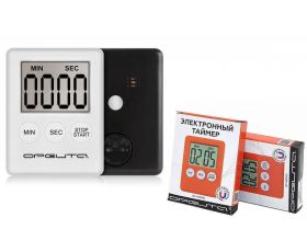 Таймер-секундомер Орбита OT-HOM21 Белый Таймер-секундомер Орбита OT-HOM21 Белый