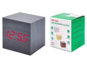 Часы настольные VST 869-1 (Красные цифры, черный корпус) (без блока) Часы настольные VST 869-1 (Красные цифры, черный корпус) (без блока)