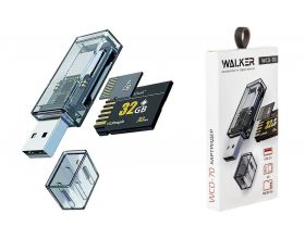 Картридер WALKER WCD-70 (SD/micro SD), USB Картридер WALKER WCD-70 (SD/micro SD), USB