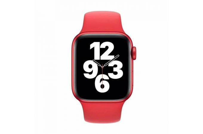 Ремешок для Apple Watch HOCO WA01 Классический спортивный силиконовый ремешок Flexible series (42-49 мм, красный) Ремешок для Apple Watch HOCO WA01 Классический спортивный силиконовый ремешок Flexible series (42-49 мм, красный)