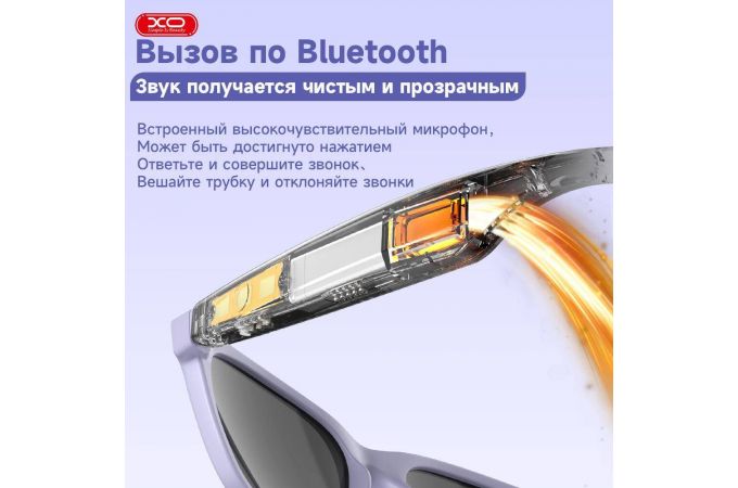 Очки с наушниками XO E11 TianYou Smart Audio Glasses UV Protective Sunglasses blue Очки с наушниками XO E11 TianYou Smart Audio Glasses UV Protective Sunglasses blue