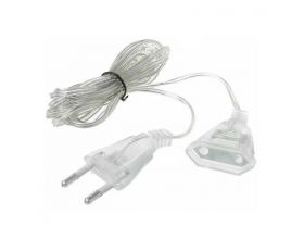 Удлинитель для гирлянды Орбита OT-ELE01 прозрачный 3м Удлинитель для гирлянды Орбита OT-ELE01 прозрачный 3м