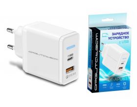 Сетевое зарядное устройство Орбита OT-APU61 Белый ЗУ с USB (PD+QC3.0,35Вт) Сетевое зарядное устройство Орбита OT-APU61 Белый ЗУ с USB (PD+QC3.0,35Вт)