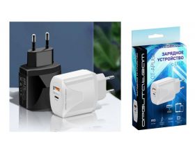 Сетевое зарядное устройство Орбита OT-APU62 ЗУ с USB (PD+QC3.0,20Вт) Сетевое зарядное устройство Орбита OT-APU62 ЗУ с USB (PD+QC3.0,20Вт)