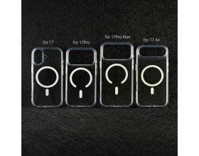 Чехол для iPhone 17 Air (6,6) с силиконовым бампером MagSafe (прозрачный) Чехол для iPhone 17 Air (6,6) с силиконовым бампером MagSafe (прозрачный)