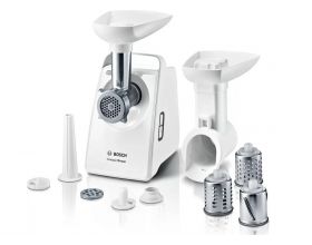 Мясорубка BOSCH MFW3540W 1500 Вт, овощерезка,терки,кеббе Мясорубка BOSCH MFW3540W 1500 Вт, овощерезка,терки,кеббе
