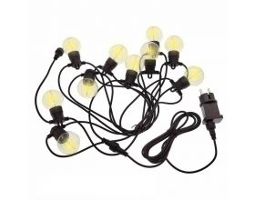 Гирлянда уличная лампочки Огонек OG-LDG24 Белый теплый (20м,40 ламп,220В) Гирлянда уличная лампочки Огонек OG-LDG24 Белый теплый (20м,40 ламп,220В)
