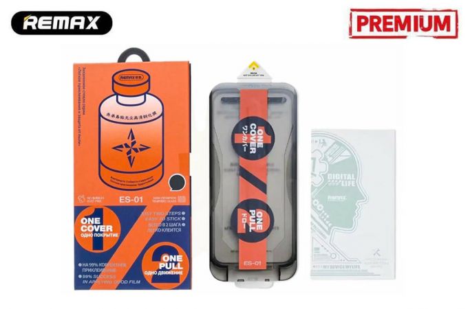 Защитное стекло Remax Medicine Glass ES-01 с апликатором  for Iphone 12 / 12 PRO Защитное стекло Remax Medicine Glass ES-01 с апликатором  for Iphone 12 / 12 PRO