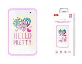 Телефон XO H150 Kids Smart 2G Cell Phone 2.8” Screen 30W Pixel (With Case + Lanyard) White + Purple Телефон XO H150 Kids Smart 2G Cell Phone 2.8” Screen 30W Pixel (With Case + Lanyard) White + Purple