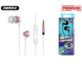 Наушники вакуумные проводные Remax Earphone RM-512 pink Наушники вакуумные проводные Remax Earphone RM-512 pink