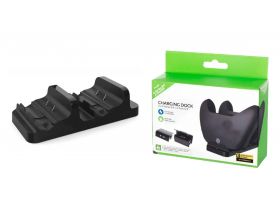 Зарядная станция для геймпадов X-BOX DOBE TYX-1817X X-Series S / X / X-One черный Зарядная станция для геймпадов X-BOX DOBE TYX-1817X X-Series S / X / X-One черный