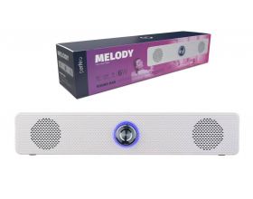Колонка-саундбар Perfeo "MELODY", мощность 6 Вт, USB, пластик, белый PF_A4339 (У) Колонка-саундбар Perfeo "MELODY", мощность 6 Вт, USB, пластик, белый PF_A4339 (У)