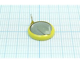 Батарейка CMOS CR1220 под пайку с загнутыми контактами с разных сторон Батарейка CMOS CR1220 под пайку с загнутыми контактами с разных сторон