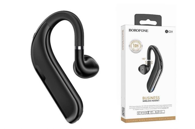 Bluetooth гарнитура BOROFONE BC31 (черный) Bluetooth гарнитура BOROFONE BC31 (черный)