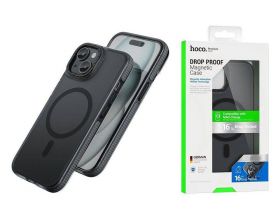 Чехол для телефона iPhone 15 Plus HOCO Lord magnetic case тонкий (черный) (AS2) Чехол для телефона iPhone 15 Plus HOCO Lord magnetic case тонкий (черный) (AS2)