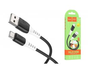 Кабель USB - USB Type-C HOCO X82 силиконовый (черный) 1м Кабель USB - USB Type-C HOCO X82 силиконовый (черный) 1м
