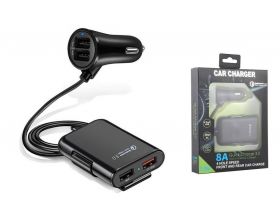 Автомобильное зарядное устройство АЗУ 2USB Орбита AV-8A (QC3.0,8000mA) (черный) Автомобильное зарядное устройство АЗУ 2USB Орбита AV-8A (QC3.0,8000mA) (черный)