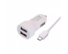 Автомобильное зарядное устройство АЗУ USB + кабель MicroUSB MUJU MJ-C03 iOS Lightning (5B,2100mA) Автомобильное зарядное устройство АЗУ USB + кабель MicroUSB MUJU MJ-C03 iOS Lightning (5B,2100mA)
