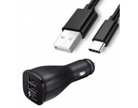 Автомобильное зарядное устройство АЗУ USB + кабель Type-C Орбита AV-347 (5B,2000mA) (черный) Автомобильное зарядное устройство АЗУ USB + кабель Type-C Орбита AV-347 (5B,2000mA) (черный)
