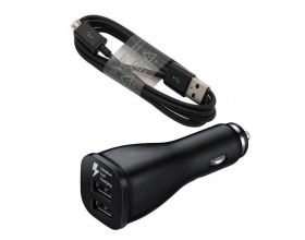 Автомобильное зарядное устройство АЗУ 2USB + кабель MicroUSB Орбита AV-348 (2000mA,5-9V) (черный) Автомобильное зарядное устройство АЗУ 2USB + кабель MicroUSB Орбита AV-348 (2000mA,5-9V) (черный)