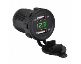 Автомобильное зарядное устройство АЗУ USB ORBITA AV-353 USB встраиваемый (5B,2100mA) (черный) Автомобильное зарядное устройство АЗУ USB ORBITA AV-353 USB встраиваемый (5B,2100mA) (черный)