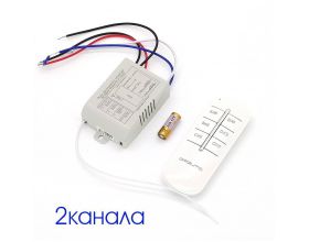 Пульт ДУ Орбита OT-HOS02 для световых приборов (2 канала, 220В) Пульт ДУ Орбита OT-HOS02 для световых приборов (2 канала, 220В)