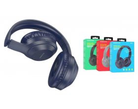 Наушники мониторные беспроводные BOROFONE BO20 Player wireless headset Bluetooth (синий) Наушники мониторные беспроводные BOROFONE BO20 Player wireless headset Bluetooth (синий)