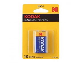 Батарейка алкалиновая KODAK 6LR61/1BL MAX Super Alkaline Батарейка алкалиновая KODAK 6LR61/1BL MAX Super Alkaline