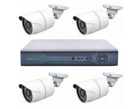 Комплект видеонаблюдения Орбита OT-VNK03 IP (4 камеры, 1080P) Комплект видеонаблюдения Орбита OT-VNK03 IP (4 камеры, 1080P)