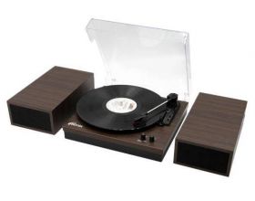 Проигрыватель для виниловых пластинок Ritmix LP-340B dark wood повр.упак. Проигрыватель для виниловых пластинок Ritmix LP-340B dark wood повр.упак.