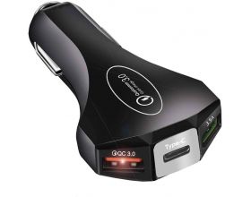 Автомобильное зарядное устройство АЗУ USB TDS TS-CAU34 QC3.0,3500mA (черный) Автомобильное зарядное устройство АЗУ USB TDS TS-CAU34 QC3.0,3500mA (черный)