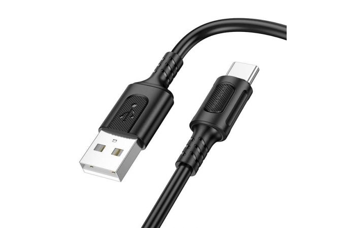 Кабель USB - USB Type-C BOROFONE BX111, (черный) 1м Кабель USB - USB Type-C BOROFONE BX111, (черный) 1м