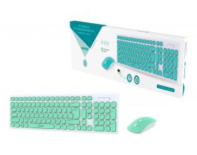 Комплект клавиатура+мышь беспроводной мультимедийный Smartbuy ONE 250288AG бело-зеленый (SBC-250288AG-WG) /20 Комплект клавиатура+мышь беспроводной мультимедийный Smartbuy ONE 250288AG бело-зеленый (SBC-250288AG-WG) /20