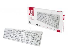 Клавиатура проводная мультимедийная Smartbuy ONE 210 USB белая (SBK-210U-W)/20 Клавиатура проводная мультимедийная Smartbuy ONE 210 USB белая (SBK-210U-W)/20