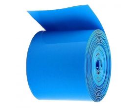 Термоусадочная плёнка ширина 85мм (5 метров) цвет синий Термоусадочная плёнка ширина 85мм (5 метров) цвет синий