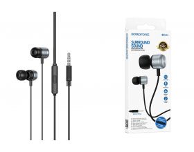 Наушники вакуумные проводные BOROFONE BM93 Platino (серый)
