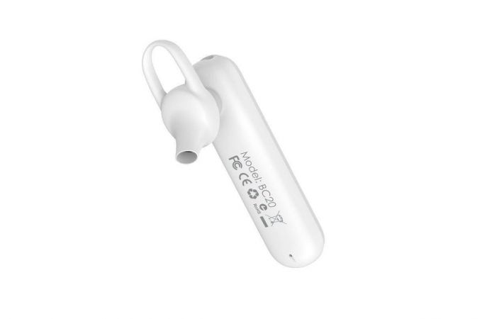 Bluetooth гарнитура BOROFONE BС20  (белый) Bluetooth гарнитура BOROFONE BС20  (белый)