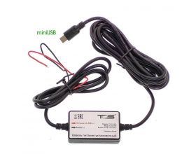 Кабель питания установочный для авто TDS TS-CAU64 2.5м (12-24В, miniUSB, 2500mA) Кабель питания установочный для авто TDS TS-CAU64 2.5м (12-24В, miniUSB, 2500mA)
